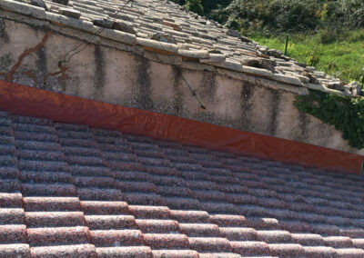 Solución a Filtraciones en Tejado a Dos Aguas