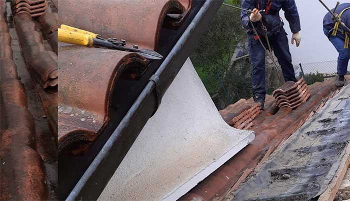 Sustitución de Limahoya en Cubierta de Vivienda